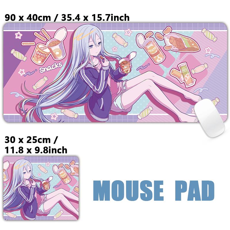 Project Sekai Geburtstag Voller Charakter 25-ji Nightcord de PJSK Mauspads Tischmatten Gaming XXL Anime Mauspads Tastatur Desktop Matten