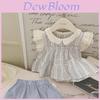 Charming Summer Outfit Set For Girls Featuring Soft Cotton Sleeveless Top And Shorts