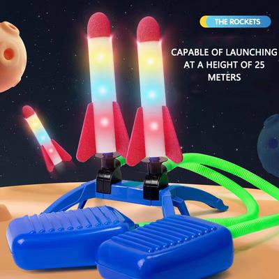 Kids Rocket Launcher Step Pump Power Air Pressed Stomp Outdoor Family Games Skyrocket Birthday Gifts Sports Toys For Children