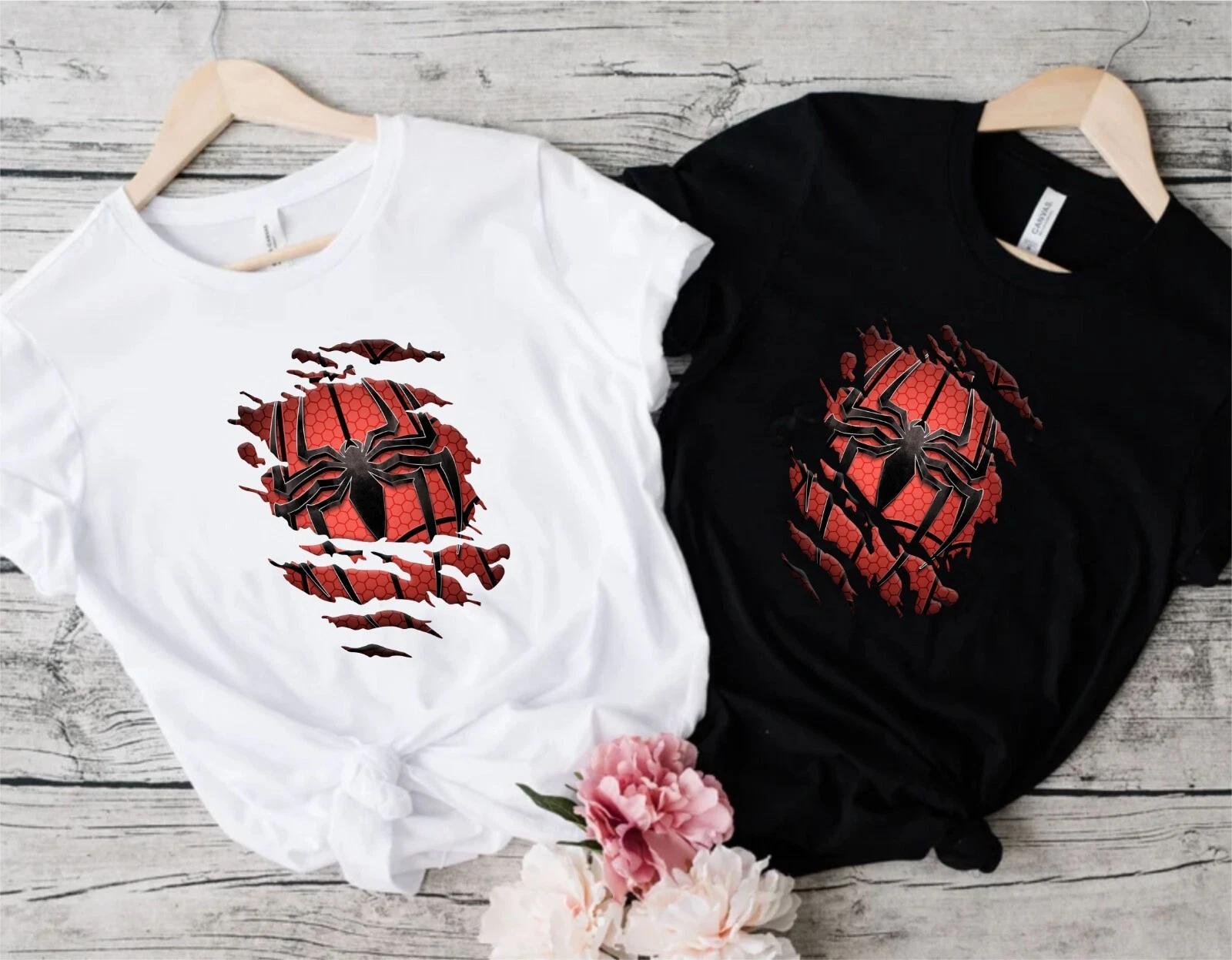 Marvel Spiderman T-Shirt, Spiderman Shirt, Spider-Man Retro Comic Unisex Top L