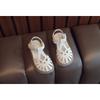 Retro Princess Closed Toe Sandals Soft Sole Non-slip Kids Summer Beach Footwear