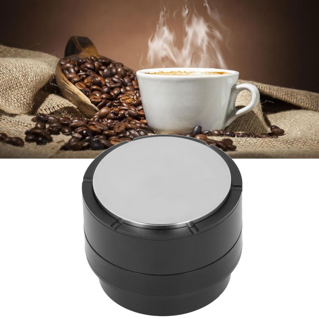 58mm Coffee Tamper Stainless Steel Flat Base Coffee Distributor Leveler Tool Home Kitchen Supplies