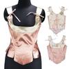 Tie Up Corset Tank Top for Women Slimming Body Shaper Back Tied Waist Trainer Girdle Teen Girl VictorianStyle Bustier