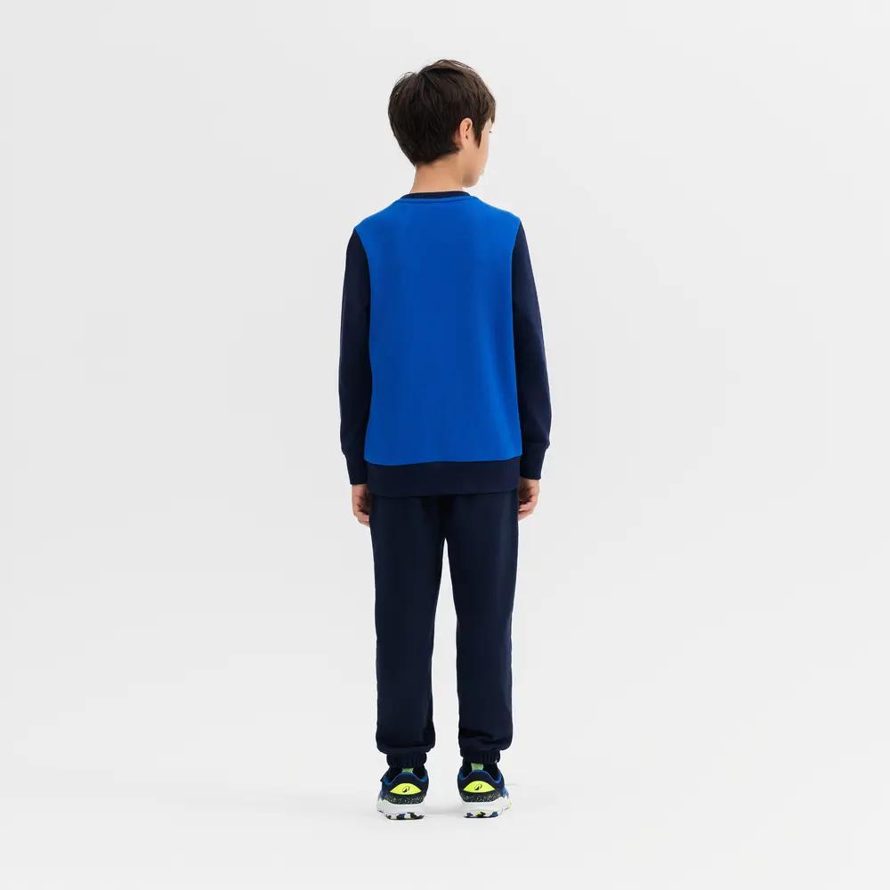 DECATHLON Sweatshirt 500 Series DOMYOS Soft Skin-Friendly Warm Fleece Jacket Ocean Blue Teen