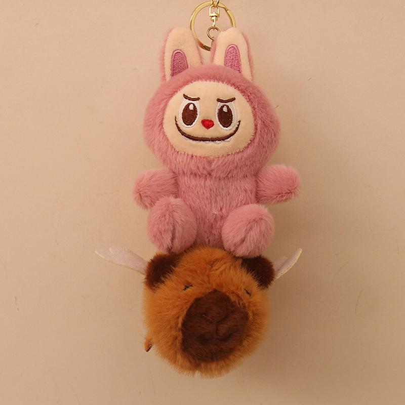 

1 шт. Каваи Лабубу Капибара Подвеска Плюшевые Игрушки Мультяшное Животное Мягкая Кукла Плюшевые Милые Украшения для Комнаты Детские Рождественские Подарки