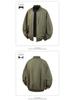 Unisex Retro Bomber Jacket with Solid Colors & Print Designs - Perfect for Spring & Autumn Casual Wear