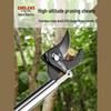 Delixi Telescopic High-Altitude Pruning Shears – Stainless Steel, Ideal for Fruit Tree Branches