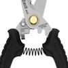 Stedi Black Stainless Steel Cable Cutter Electrical All-Purpose Electrician's Scissors, High-Hardness (For Cords, Fabric, Metal, Carpet, Paper)
