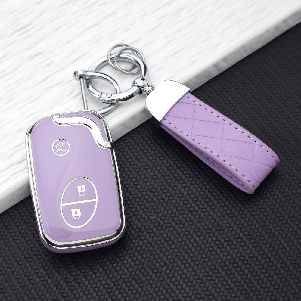 3 Buttons TPU Smart Remote Key Fob Case for Lexus IS250 CT200 CT200h RX270 RX350 RX450 Car Key Cover Holder Keychain Accessories