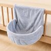 Semicircle Hanging Cat Bed Warm Plush Plush Sleeping Nest Cat Sleeping Bag  Balcony Railing