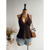 Vest V-neck Suspender Women's Jacquard Lace Suspender Sexy Lace