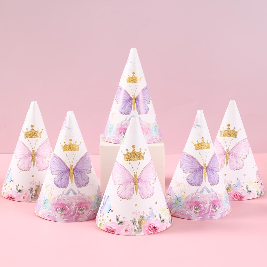 Jungle Animals Party Paper Hats Happy Birthday Party Decoration Kids Safari Animal Wild One Birthday Decor Supplies Baby Shower