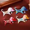 1 Stück Hundeform für Frauen Emaille Anamel Schmuck Geschenk Broschen Cartoon Hund Designer Brosche Pin Tropföl