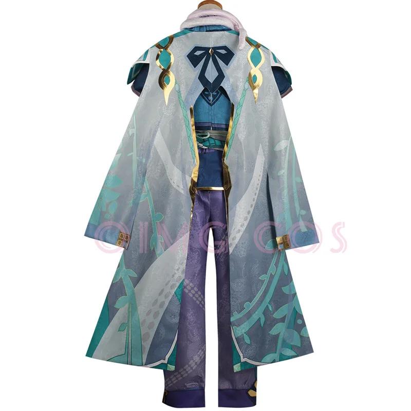 Genshin Impact Baizhu Disfraz Cosplay Adulto Uniforme de Carnaval Halloween Fiesta Anime Disfraces de Mascarada Mujer Juego