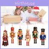 Charming Wooden Nutcracker Soldier Christmas Decoration Perfect For Festive Celebrations