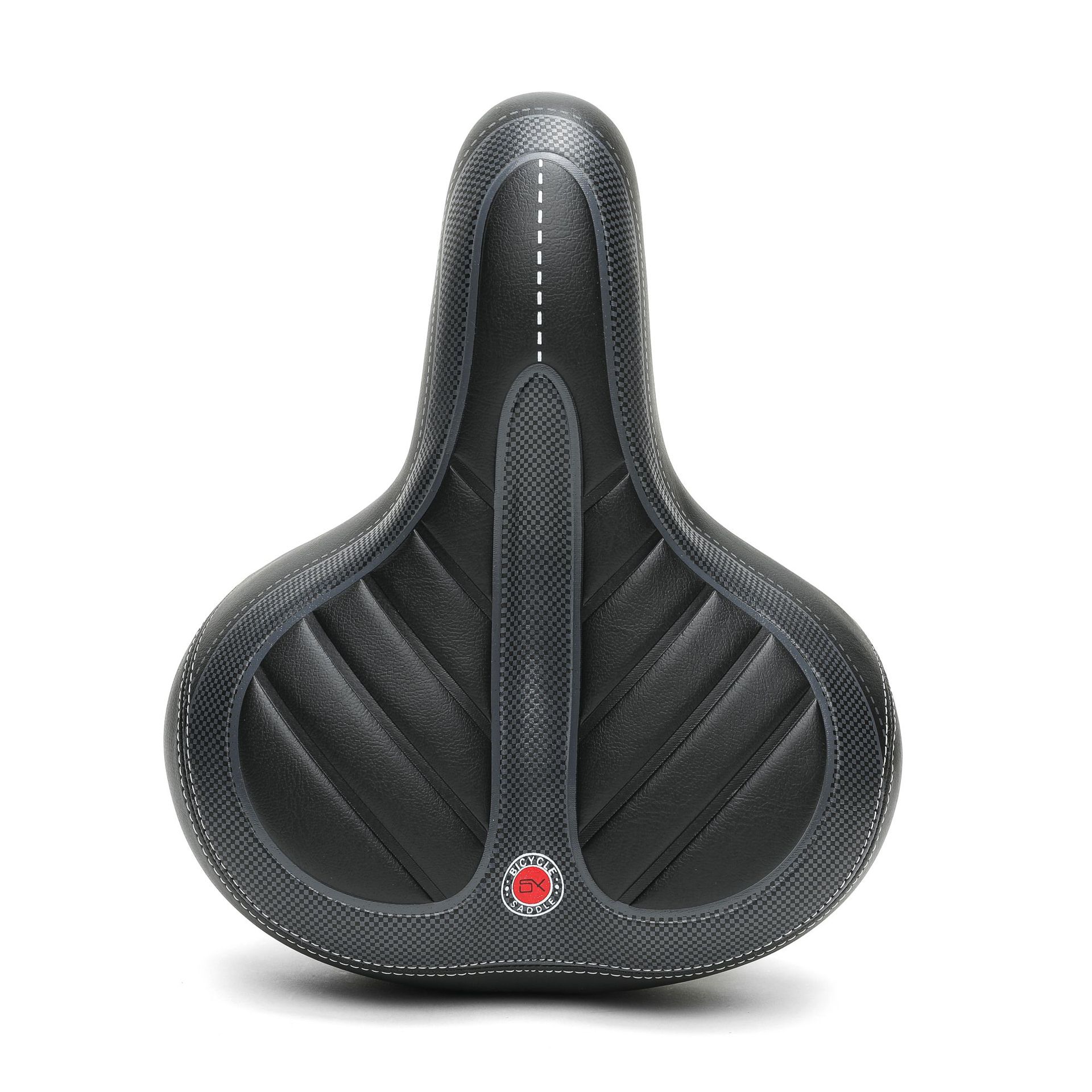 Mountain Bike Saddle Road Bike Saddle Striped Bicycle Bike Saddle Ride Row Cushions Polyester чёрный