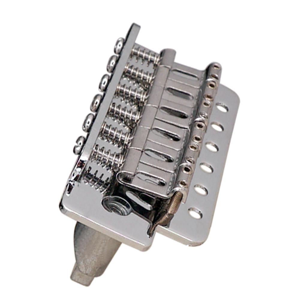 6 String Guitar Bridge with whammy Bar for 6 String Guitar Tailpiece Replacement Electric Guitar Tremolo Bridge System