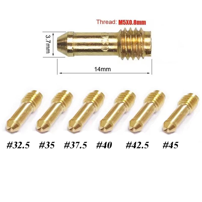 6 buc Pentru YAMAHA Kawasaki Carburator Jet Pilot Jet Ralanti Lent N151.067 pentru Mikuni CV Carb KZ1000 GS1000 GS1100 DR-350 18-4832