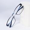 New Men Blue Light Blocking Reading Glasses For Men Metal Full Frame Readers Magnifier Presbyopia Lens Eyewear +75+100+125