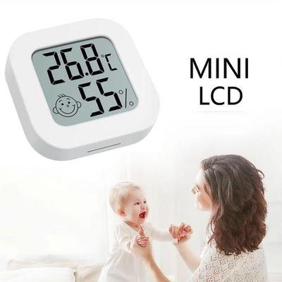 2025 Mini-LCD-Digitalthermometer Hygrometer Innenraum Elektronisches Temperatur-Feuchtigkeitsmessgerät Sensormessgerät Wetterstation für Zuhause