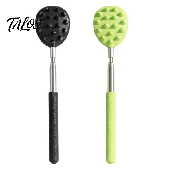 Talos Back Scratcher And Massager, Extendable Massager Tool, Telescoping Scratcher, Anti-Slip Handle for Muscle Relief Home Health Care