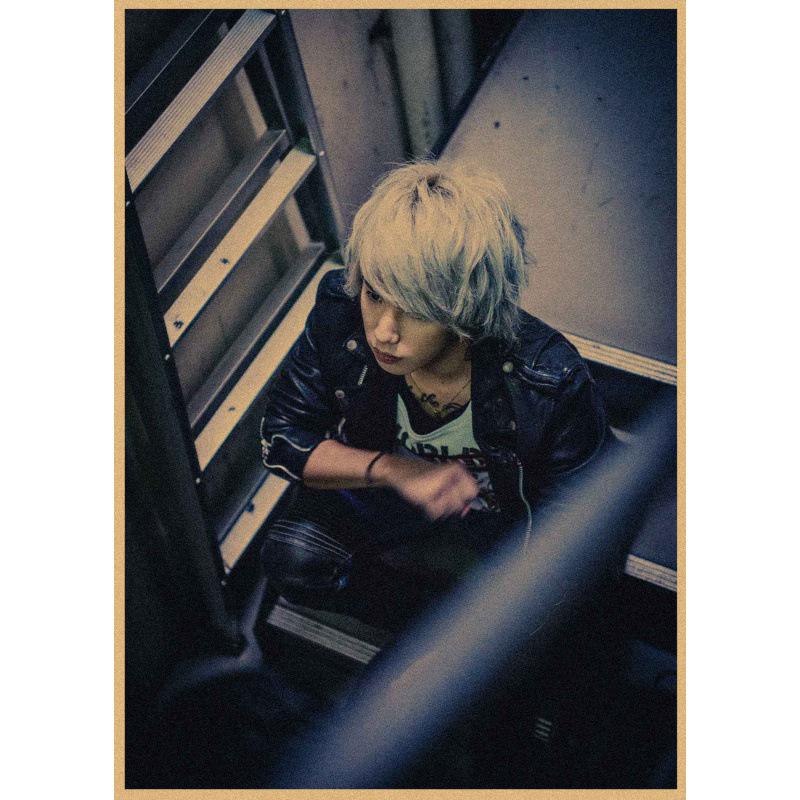 

Japanese Rock Band Kraft Paper Poster - Free Shipping Yellow Kraft Paper (No Glue) 30X42 cm