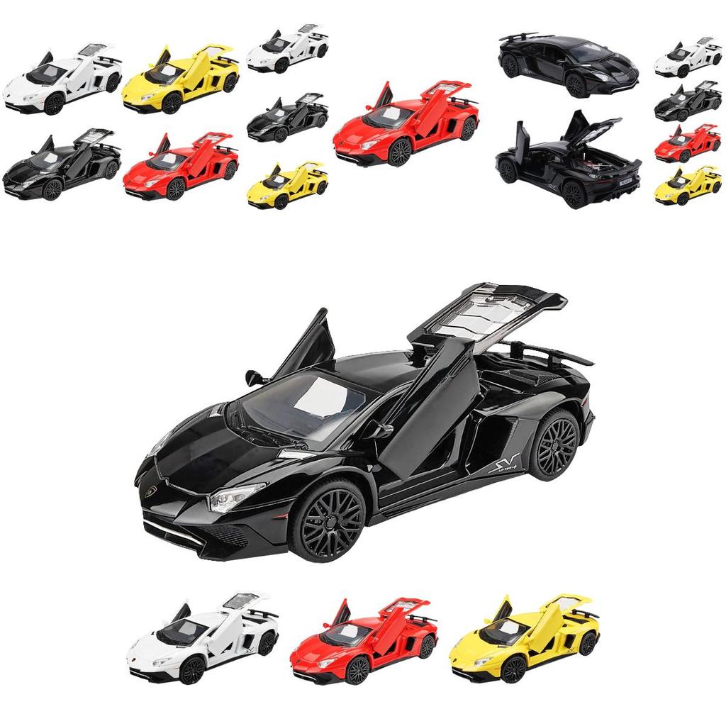 Exquisites Lamborghini Legierungsauto-Modell Mit Detaillierter Beleuchtung Und Soundeffekten Für Sammler