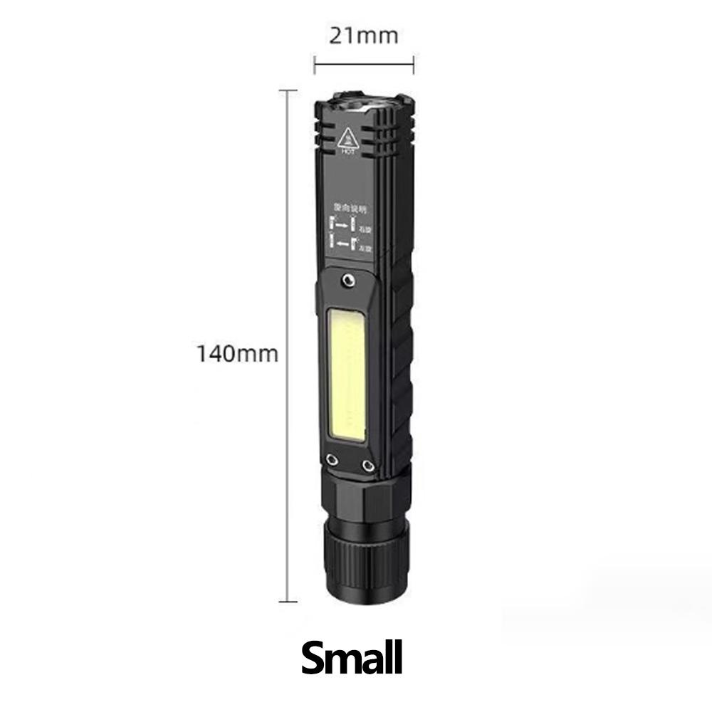 Multifunctional Portable LED Work Lights COB Strong Magnetic Car Repair Headlights USB Rechargeable Fishing Camping Light