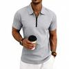New Arrival: Men's Summer Casual Minimalist Commuter Waffle-Weave Short-Sleeved Golf Polo Shirt