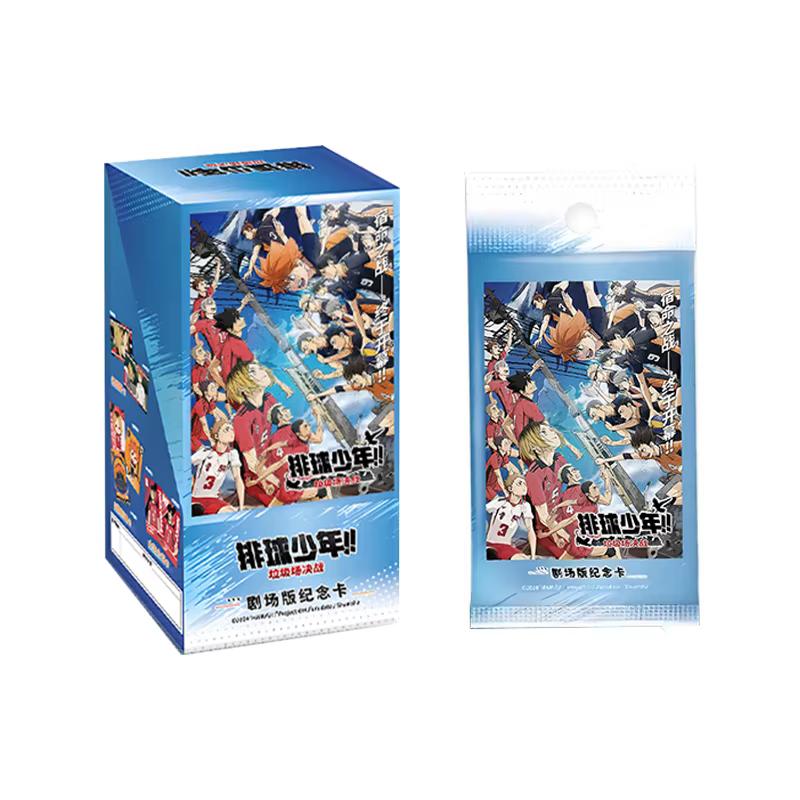 New Haikyuu Booster Box Cards Hinata Shoyo Kageyama Tobio Tsukishima Hotaru LR GMR Anime Character Collection Cards Toys Gifts