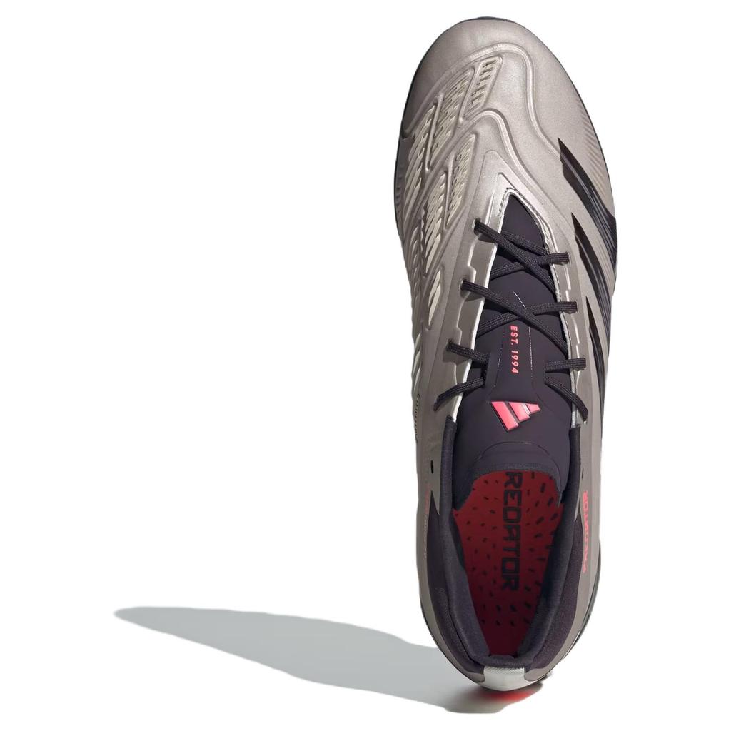 Adidas Predator Elite Turf Platinum Metallic Aurora Black Turbo Sneakers IF6373