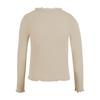 Urban Classics Girls Short Ribbed Long-Sleeved T-Shirt
