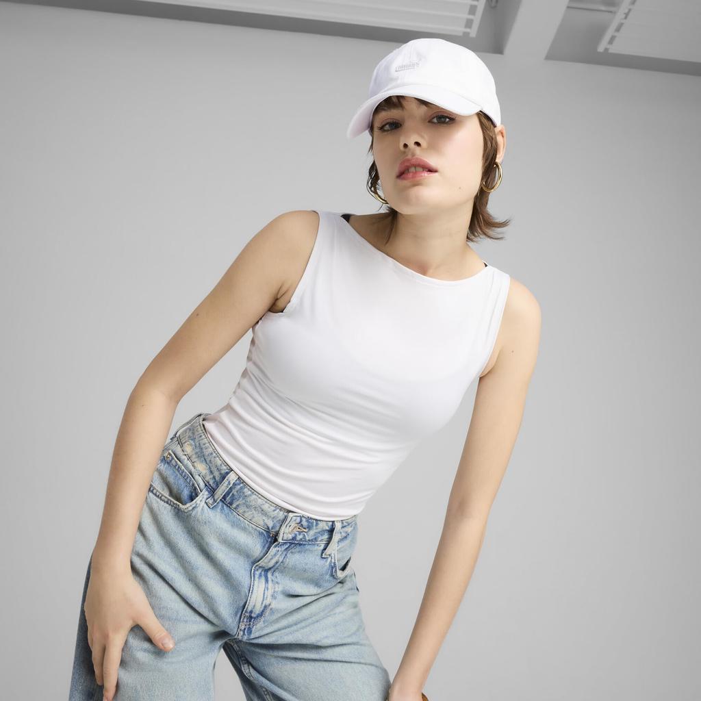 PUMA ESS 1 Logo Patch BB Baseball Size Large No. Cap, White, 02,