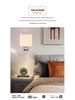 Custom Cross-Border Nordic-American Fabric Wall Lamp for Hotel, Living Room, or Bedroom Bedside Reading