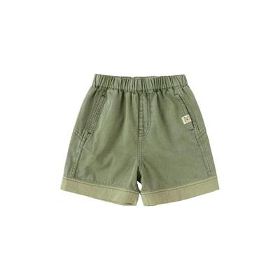 Balabala Jungen Sommer Color-Blocked Denim Cropped Hose