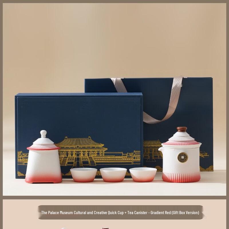 Palace Museum Inspired Portable Ceramic Tea Set