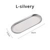 Stainless Steel Gold Dining Plate Dessert Plate Nut Fruit Cake Tray Snack Kitchen Plate Western Steak Kitchen Dish