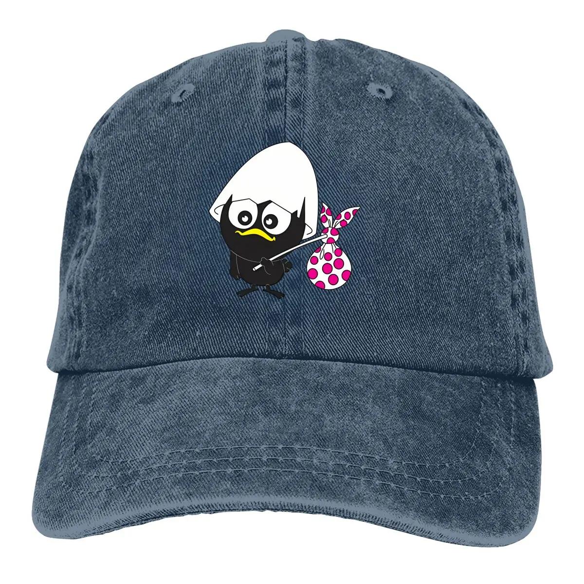 

Бейсболки с логотипом Calimero, кепки с козырьком Calimero Cartoon Animation, солнцезащитные шляпы для мужчин Adjustable темно-синий