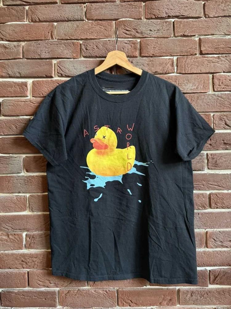 Винтажная футболка Travis Scott Astroworld Duck Band Унисекс Концертная S - 5XL MQ394 Унисекс Футболка L