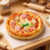 Synthetic Resin Decorations 2Pcs Mini Pizza Ornaments, Realistic Miniatures, Tiny Photography Props for Crafts Food Ornaments DIY Craft Project, Doll