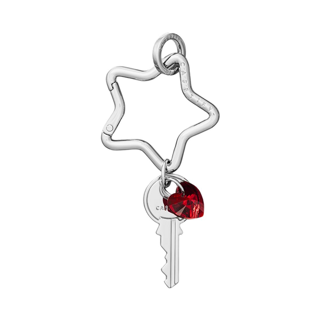 Casetify x G-DRAGON Брелок-подвеска Сияющая Звезда Рубиново-Красный ONE SIZE
