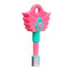 Hide And Seek Key Pendant Necklace Korean Folk Game Necklace Square Round Triangle Key Pendant Keychain for Fans