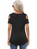 Women's 2023 Fashion Off-the-Shoulder Short Sleeve T-shirt