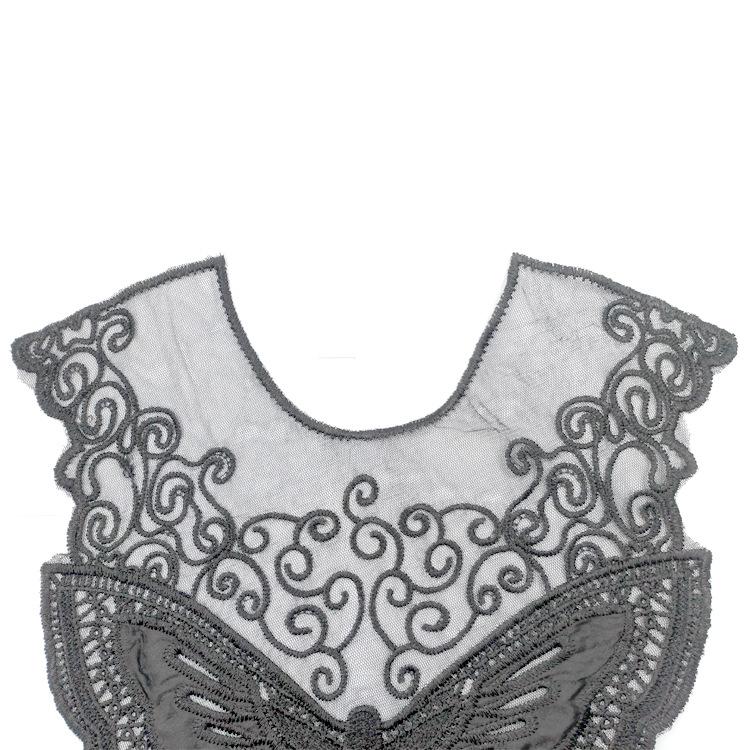 Water Soluble Lace, Embroidery, Mesh Bottom Embroidery Collar, Polyester Silk Hexagonal Mesh Tilt, Corsage, Butterfly Back Collar