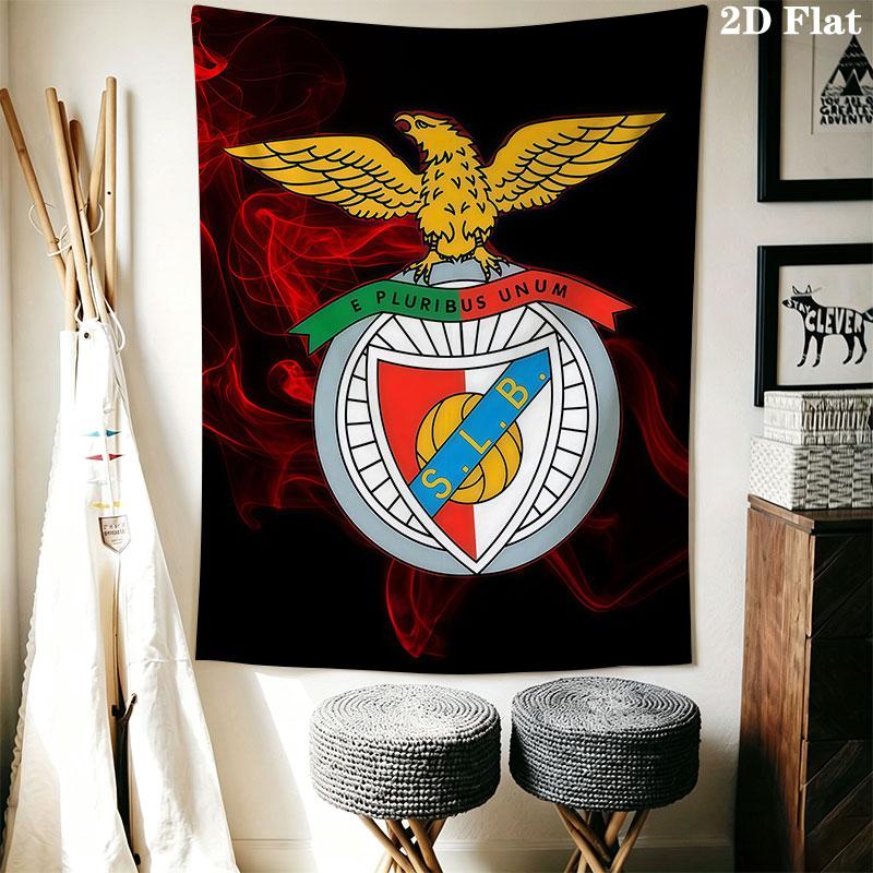 Benfica CLUB Wall Hanging Printed Fabric Blanket Decorative Tapestries for Bedroom Living Room Home Decor