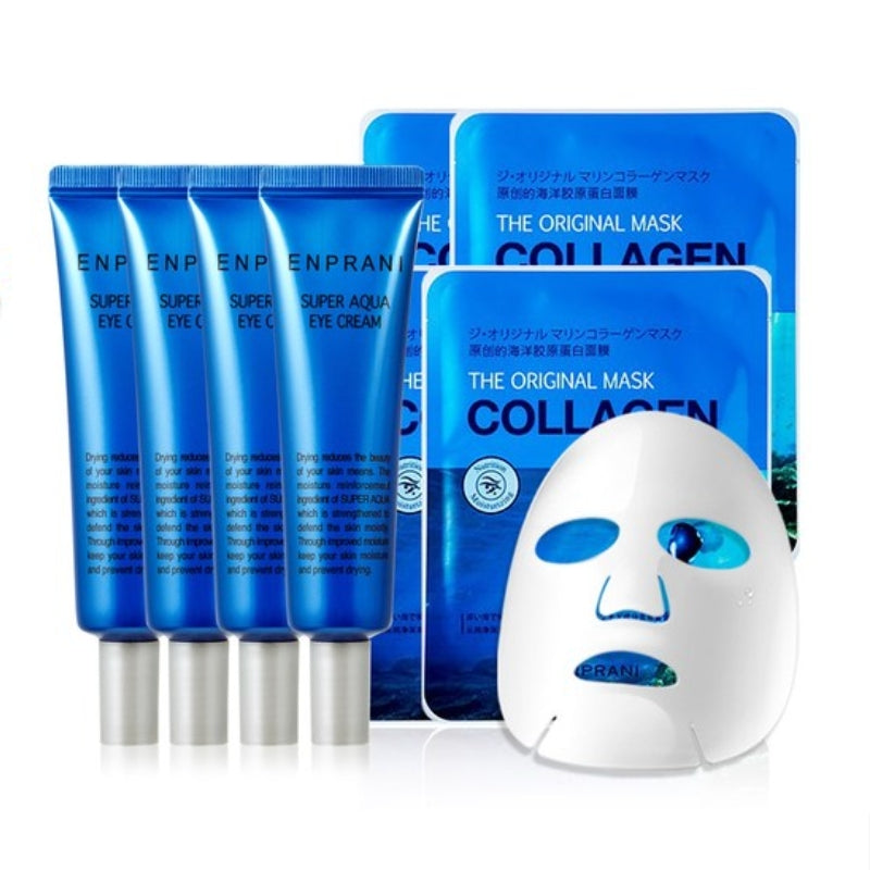 

Enprani Super Aqua Eye Cream 30ml*4Pcs + Collagen Mask Pack 23ml*4ea