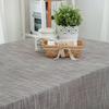 Plain Striped Cotton Linen Tablecloth Minimalist Restaurant Decoration Anti Slip Tablecloth Dust Proof Shooting Background Cloth