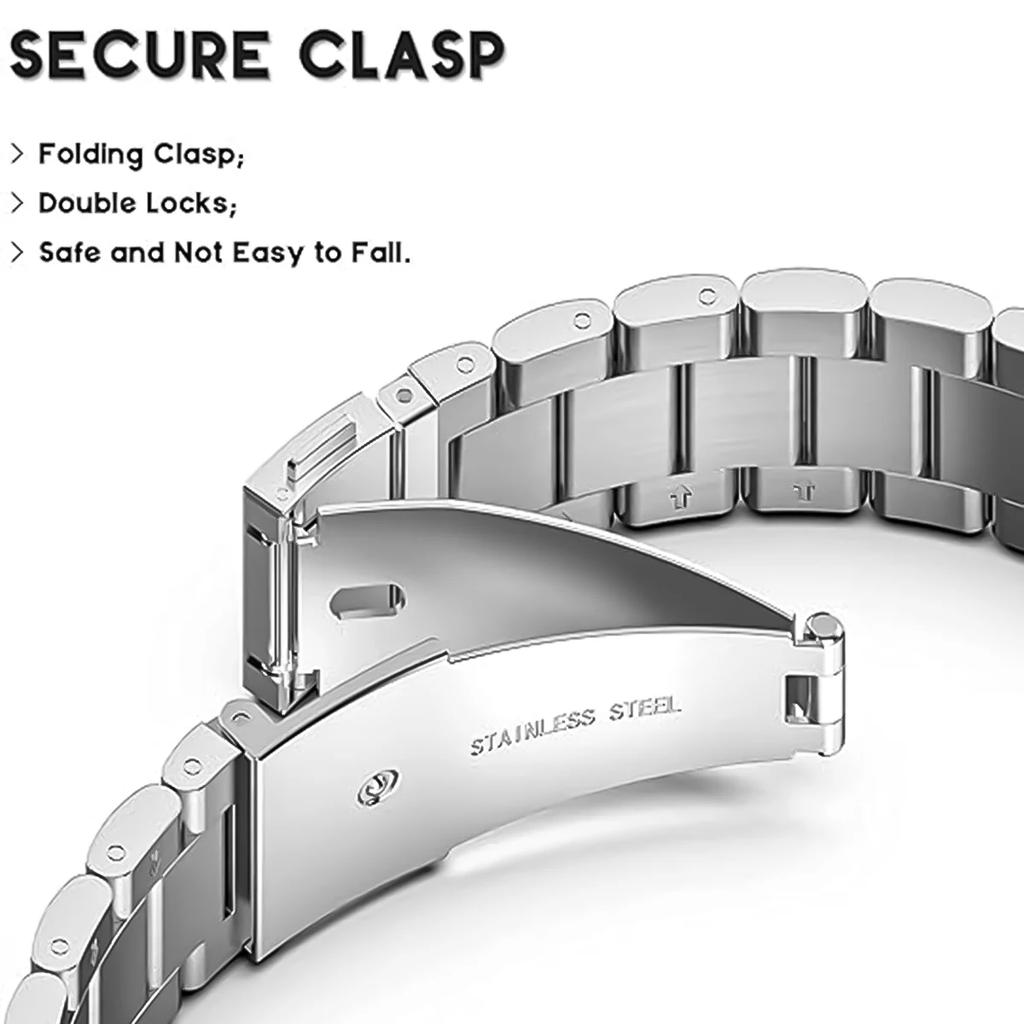 Stainless Steel Strap for Apple Watch Ultra 3/2 Band 46mm 49mm 40mm 44mm 42mm 41mm 45mm Bracelet IWatch Series 11 10 9 8 7 SE 6