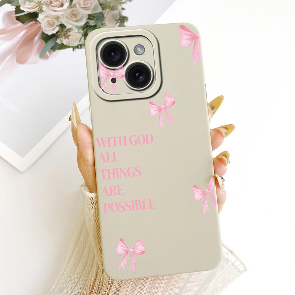 

6.1 Casing For iPhone 15 Case Fashion Cartoon Cute Funny Painted Silicone Phone Cover A3090 A2846 A3089 A3092 iPhone 15