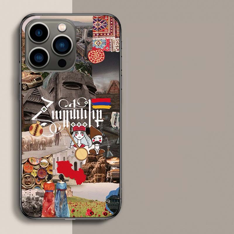 Armenia Flag Passport ART Phone Case For Iphone 17 Air 15 Pro 14 Plus 16 Pro Max 12 13 Mini 11 16E X XS Cover Cute Fundas iPhone X(iPhone XS)